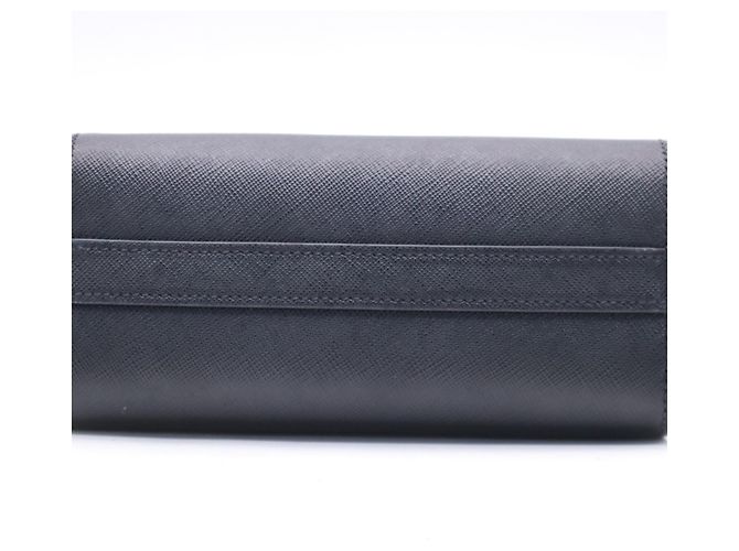 Borsa Prada in pelle Saffiano con logo triangolare Nero - vista 10