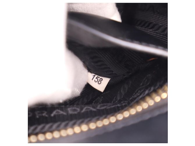 Borsa Prada in pelle Saffiano con logo triangolare Nero - vista 16