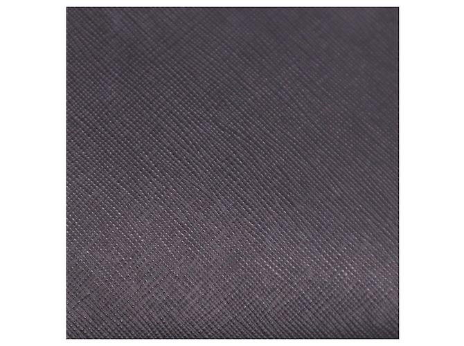 Borsa Prada in pelle Saffiano con logo triangolare Nero - vista 4