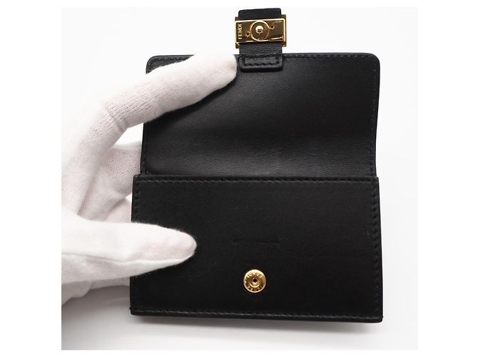 Fendi FF Embossed Fragment Case Black - view 10