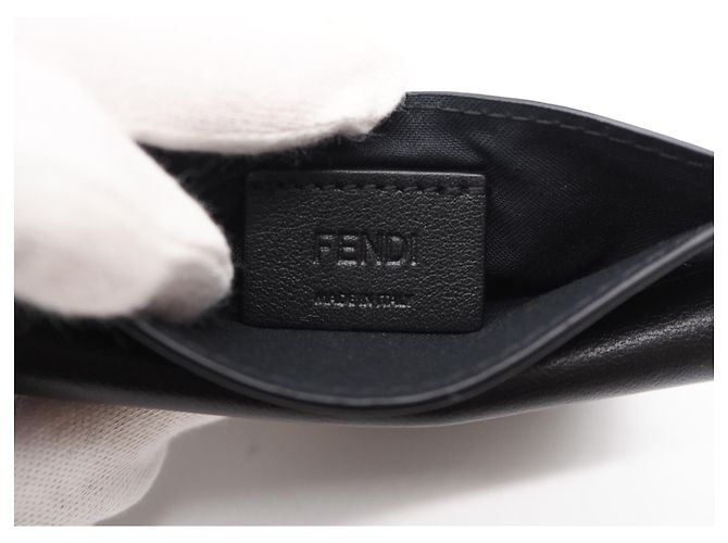 Fendi FF Embossed Fragment Case Black - view 13