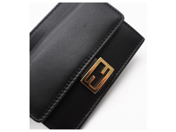Fendi FF Embossed Fragment Case Black - view 5