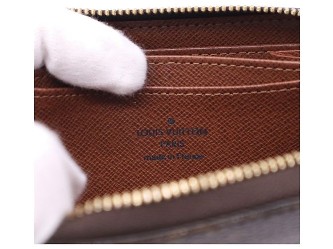 Monedero Zippy Monogram Louis Vuitton Castaño Beige Monograma - vista 13