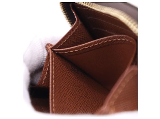 Monedero Zippy Monogram Louis Vuitton Castaño Beige Monograma - vista 14