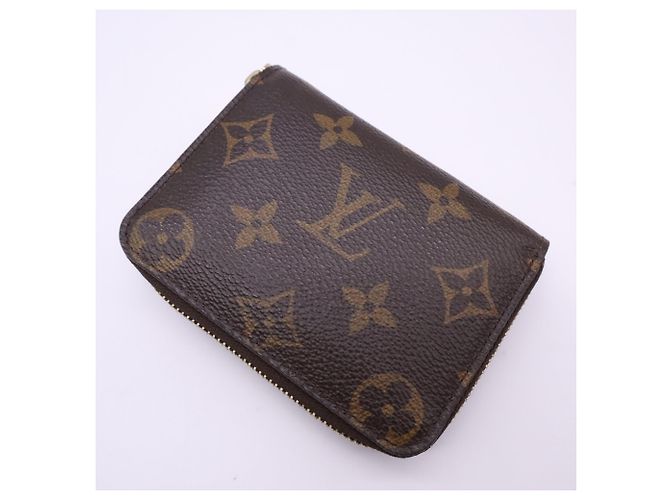 Monedero Zippy Monogram Louis Vuitton Castaño Beige Monograma - vista 2