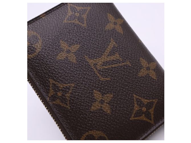 Monedero Zippy Monogram Louis Vuitton Castaño Beige Monograma - vista 4