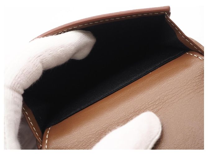 Christian Dior CD Diamond Compact Wallet 2ESBC110 Brown Cream - view 9