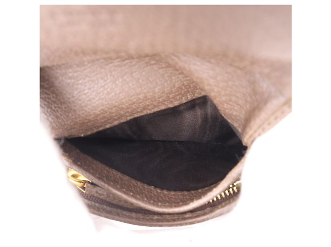 Portafoglio bi-fold Gucci Ophidia Marrone Multicolore Beige - vista 13