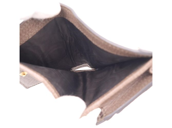 Portafoglio bi-fold Gucci Ophidia Marrone Multicolore Beige - vista 16