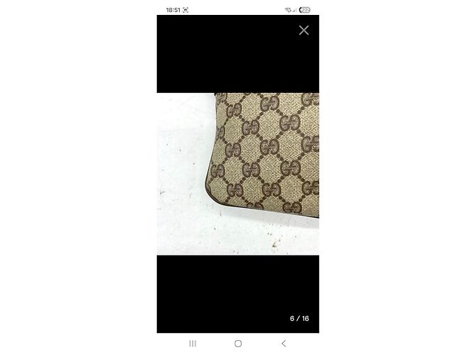 Borsa a tracolla Gucci GG Supreme Monogram Marrone Monogramma - vista 12
