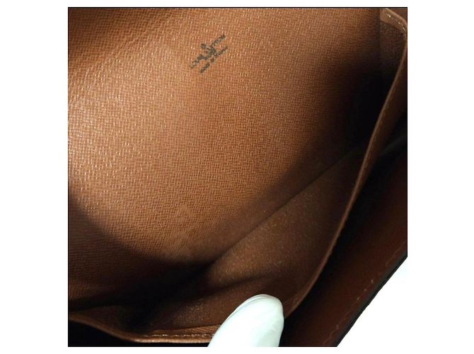 Louis Vuitton Pochette Monogram in Pelle e Tela Marrone - vista 10