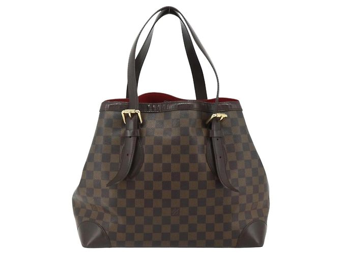 Louis Vuitton Hampstead Damier MM Marrone - vista 2