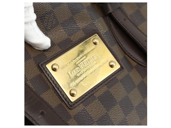 Louis Vuitton Hampstead Damier MM Marrone - vista 6