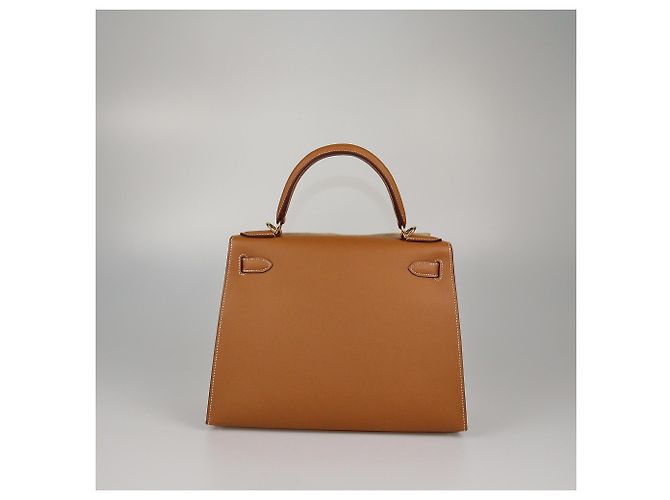 Hermès Borsa Hermes Kelly Sellier 28 Gold Epsom Gold Hardware D'oro - vista 4