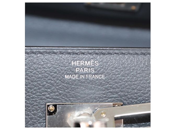 Hermès Hermes Grist Misty Evercolor Leather Kelly Wallet To Go PHW - vista 5