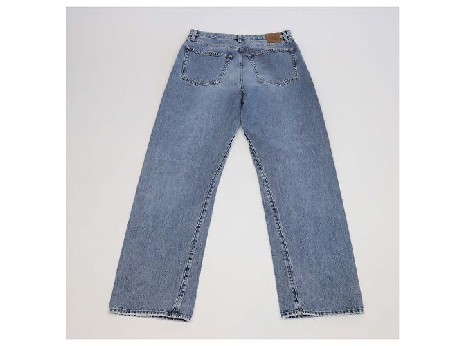Totême Pantalones Toteme Blue Denim Twisted Seam - vista 2