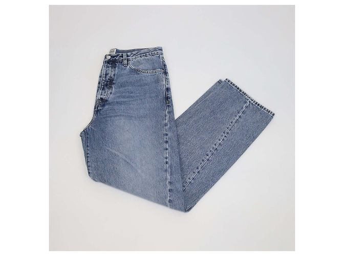 Totême Pantalones Toteme Blue Denim Twisted Seam - vista 3