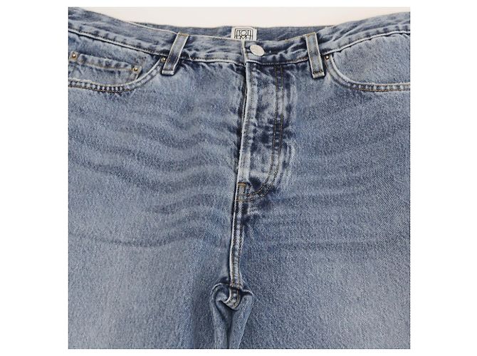 Totême Pantalones Toteme Blue Denim Twisted Seam - vista 4