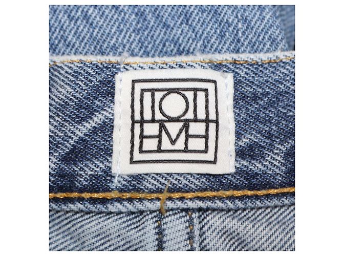 Totême Pantalones Toteme Blue Denim Twisted Seam - vista 5