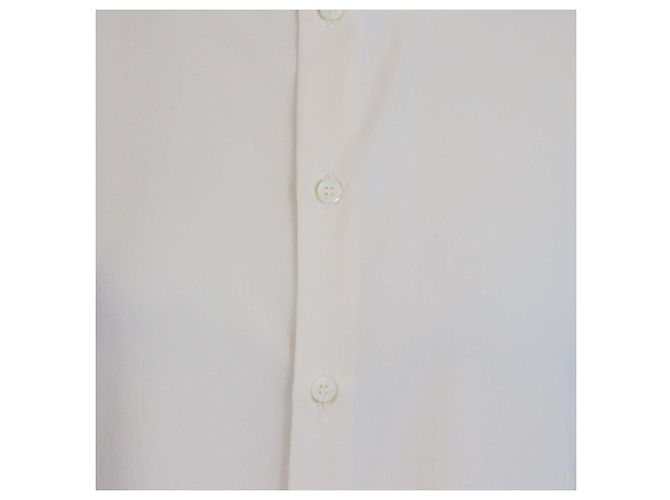 Camicia Thea Loro Piana a maniche lunghe con collo Dylan in seta Lemon Chiffon D'oro - vista 4