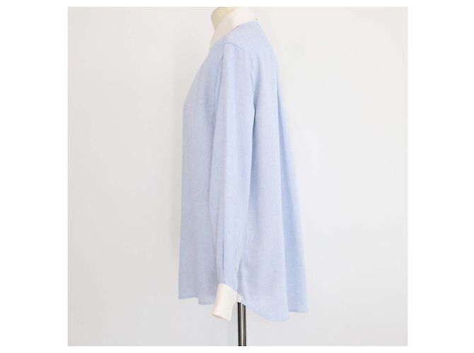Camicia Thea a maniche lunghe in lino Blue Horizon Loro Piana - vista 2