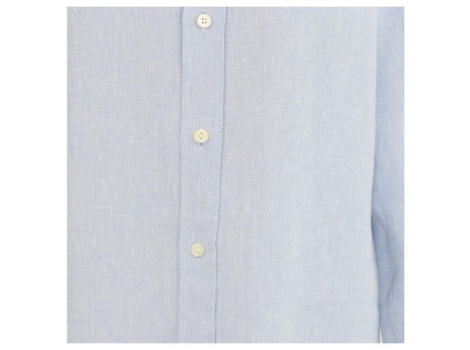 Camicia Thea a maniche lunghe in lino Blue Horizon Loro Piana - vista 4