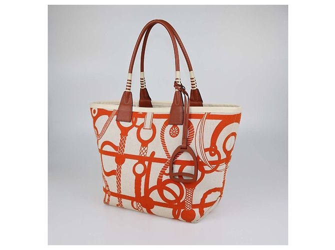Hermès Borsa Hermes Multicolor Canvas Clic Clac Panoplie Equestre Print Steeple 28 Multicolore - vista 2