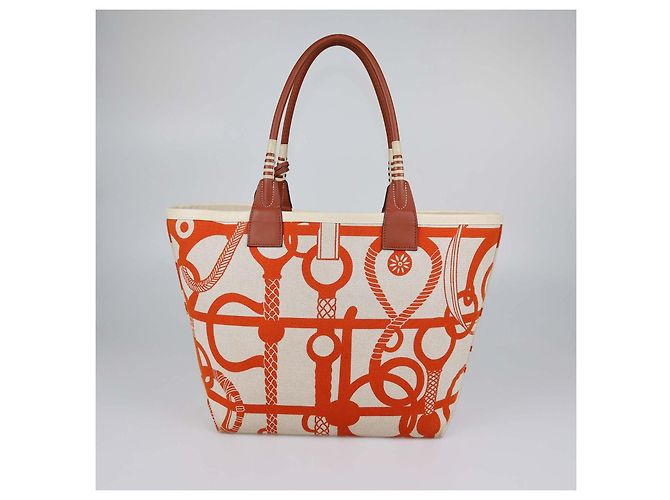 Hermès Borsa Hermes Multicolor Canvas Clic Clac Panoplie Equestre Print Steeple 28 Multicolore - vista 3