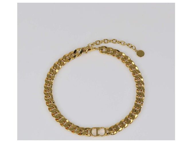 Collana girocollo Christian Dior Gold Tone CD Danseuse Etoile D'oro - vista 2