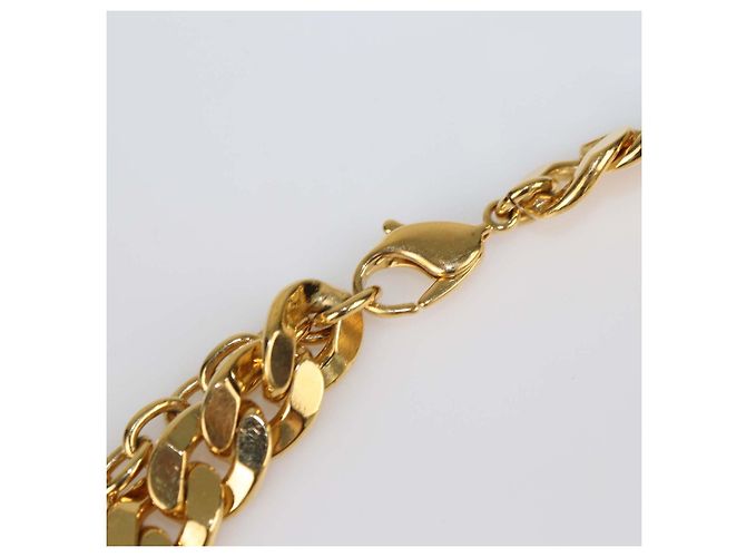 Collana girocollo Christian Dior Gold Tone CD Danseuse Etoile D'oro - vista 5