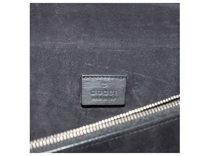 Borsa a tracolla Small Dionysus Gucci in tela GG Supreme beige/nero e camoscio - vista 5