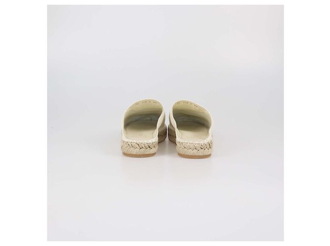 Mules Espadrilles VLogo in pelle bianca Valentino Bianco - vista 5