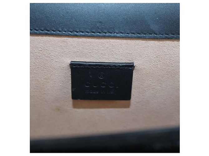 Bolsa de Ombro Dionysus Pequena Retangular em Veludo e Couro GG Teal/Black da Gucci Preto Azul - vista 5