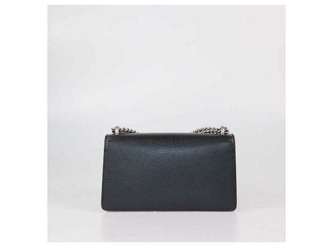 Gucci Black Leather Small Rectangular Dionysus Shoulder Bag - view 3