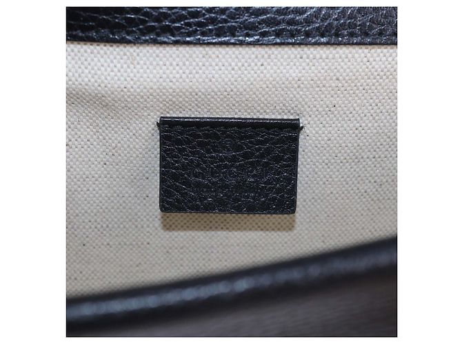Gucci Black Leather Small Rectangular Dionysus Shoulder Bag - view 5