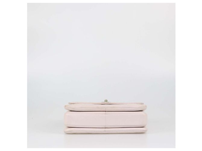 Borsa piccola con manico Chanel Trendy CC in pelle matelassé Light Beige - vista 4