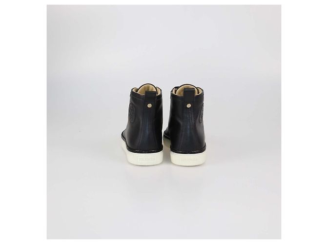 Hermès Sneakers alte Jimmy in pelle nera Hermes Nero - vista 5