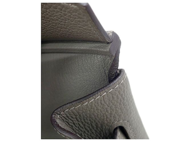 Hermès Borsa Hermes Birkin 30 Grismeyer Togo - vista 11