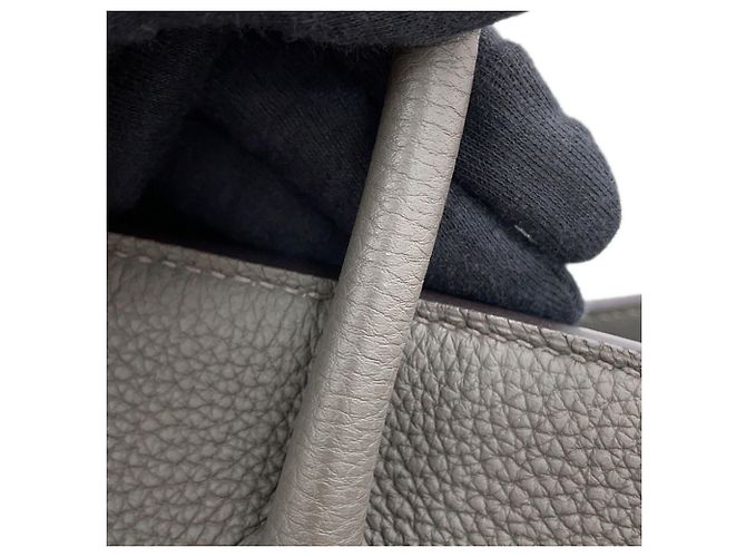Hermès Borsa Hermes Birkin 30 Grismeyer Togo - vista 13