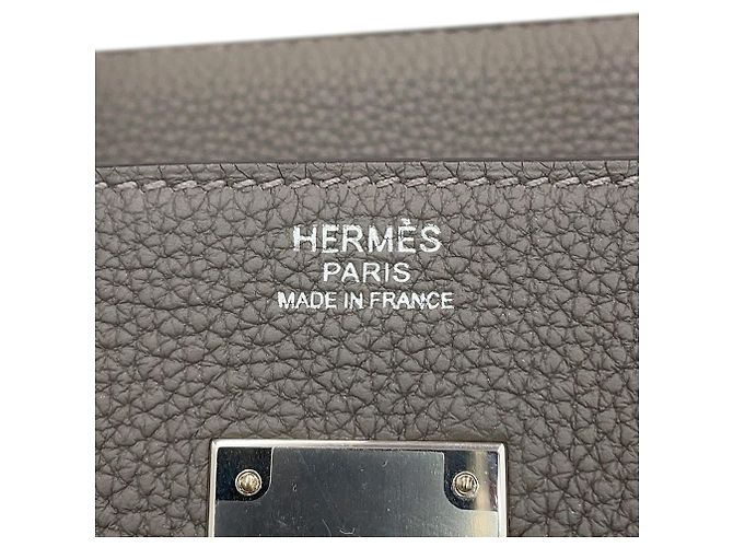 Hermès Borsa Hermes Birkin 30 Grismeyer Togo - vista 17