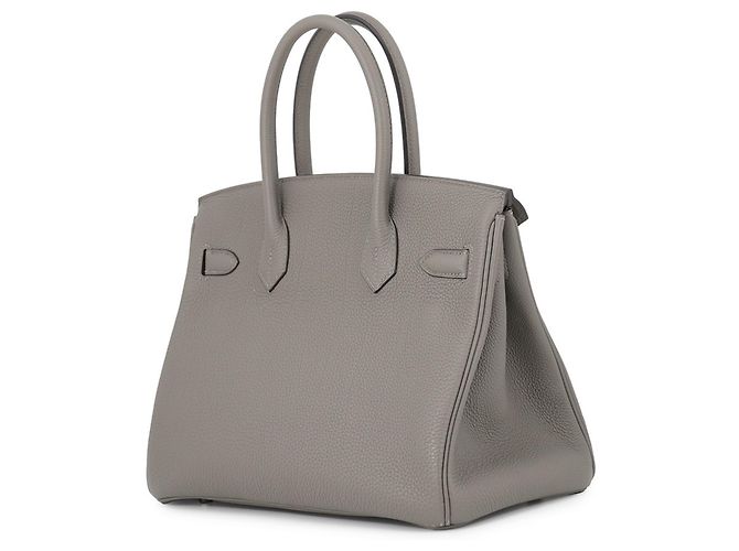 Hermès Borsa Hermes Birkin 30 Grismeyer Togo - vista 2