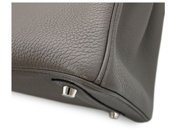 Hermès Borsa Hermes Birkin 30 Grismeyer Togo - vista 9