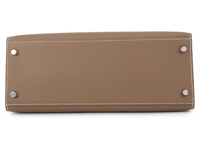 Hermès Borsa Hermes Kelly 28 in Etoupe Gray Taupe - vista 3