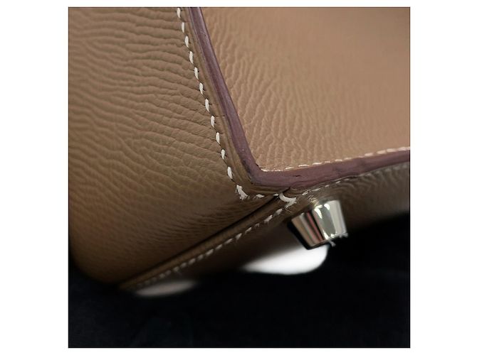 Hermès Borsa Hermes Kelly 28 in Etoupe Gray Taupe - vista 7