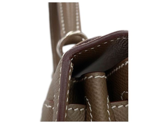 Hermès Borsa Hermes Kelly 28 in Etoupe Gray Taupe - vista 8