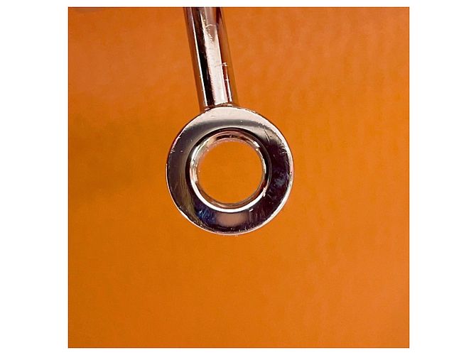 Hermès Borsa Hermes Birkin 35 in pelle Chevre Mysore Orange Arancione - vista 15