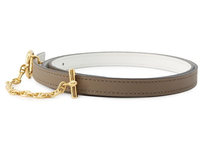 Hermès Hermes Kara Gürtel für Damen Weiß - Ansicht 2