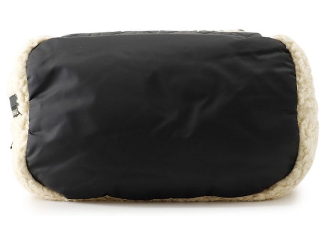 Sac cabas Chanel Matelassé Noir Écru - vue 3
