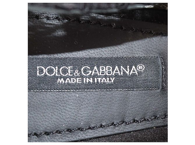 Décolleté Bellucci Dolce & Gabbana in pizzo nero con cristalli - vista 6
