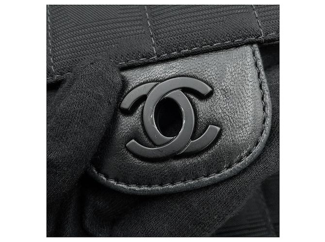 Borsa a tracolla Chanel New Travel Line Nero - vista 8